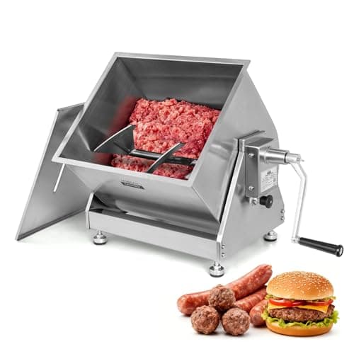 Hakka Hakka 60 lb (40-Liter) Tilt-Tank Manual Meat Mixer (BME40T)