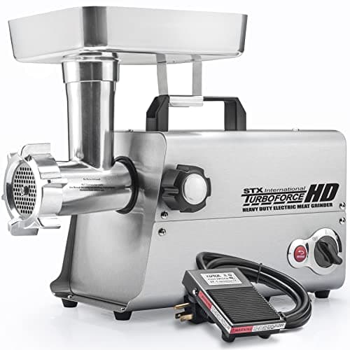 STX International STX Turboforce HD 3500 Electric Meat Grinder with Foot Pedal (#12)