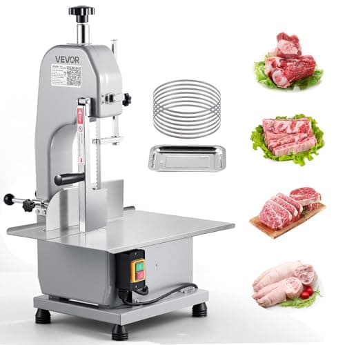 VEVOR VEVOR 1500W Electric Meat Bandsaw with 7 Spare Blades