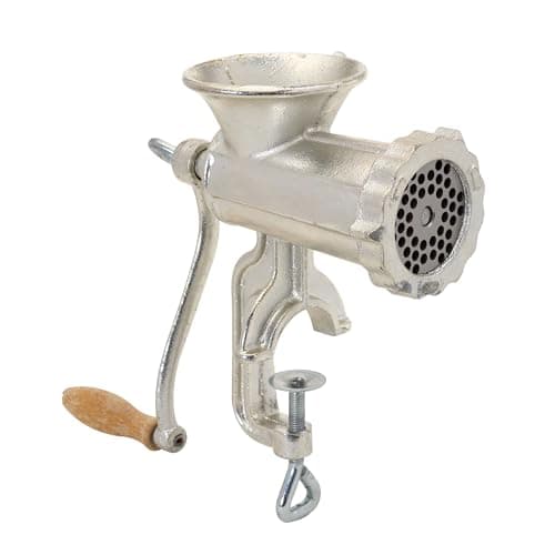 LEM LEM #10 Cast Iron Clamp-On Hand Grinder, Tin Plated