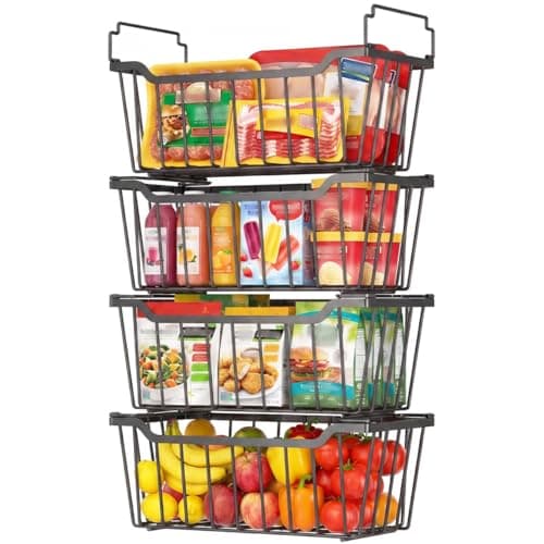 Goovilla Goovilla Freezer Organizer Bins for 5-7 Cu. Ft. Chests (4-Pack)