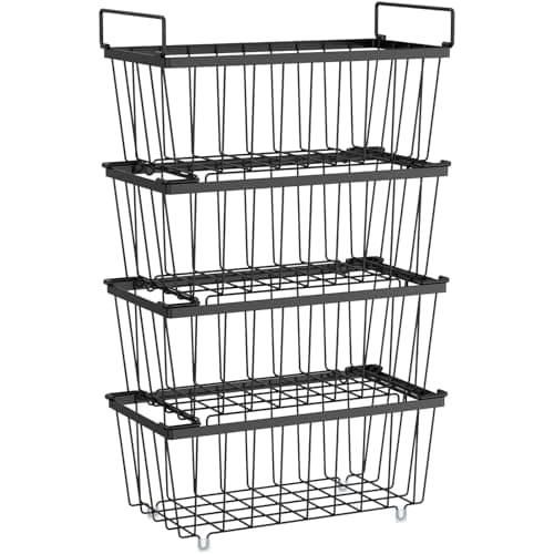 iSPECLE iSPECLE Freezer Organizer Bins for 7 Cu. Ft. Chests (4-Pack)
